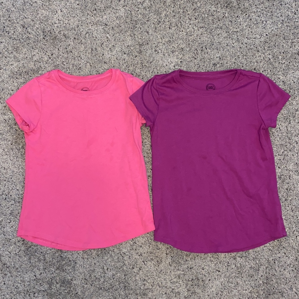 Girls purple  & pink top bundle